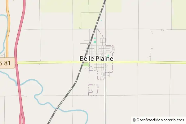 Karte Belle Plaine