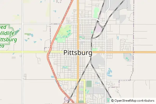 Karte Pittsburg