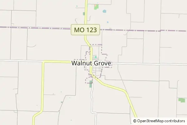 Karte Walnut Grove