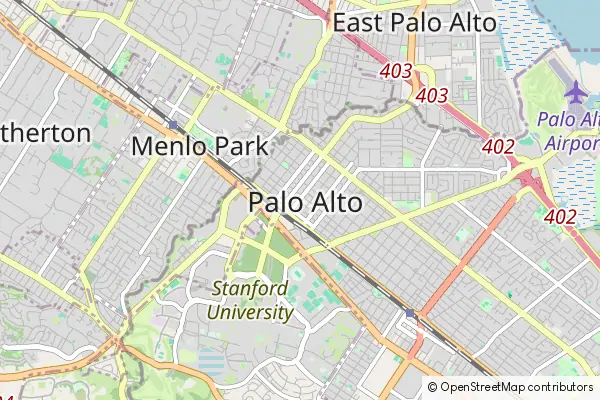 Karte Palo Alto