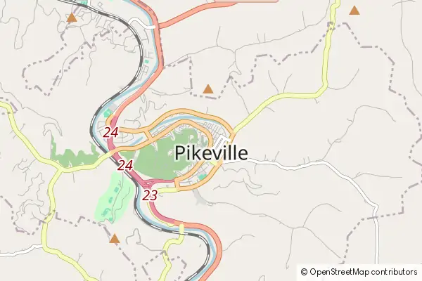 Karte Pikeville