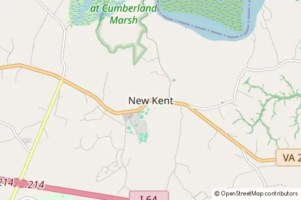 Karte New Kent