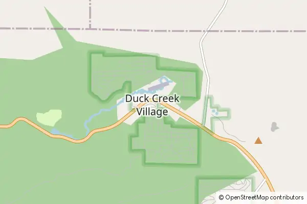 Karte Duck Creek Village