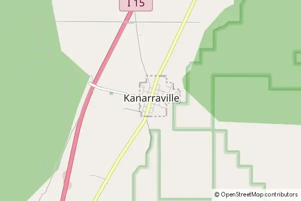 Karte Kanarraville