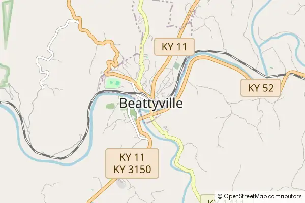 Karte Beattyville