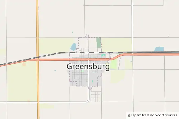 Karte Greensburg