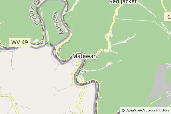 Karte Matewan