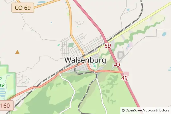 Karte Walsenburg