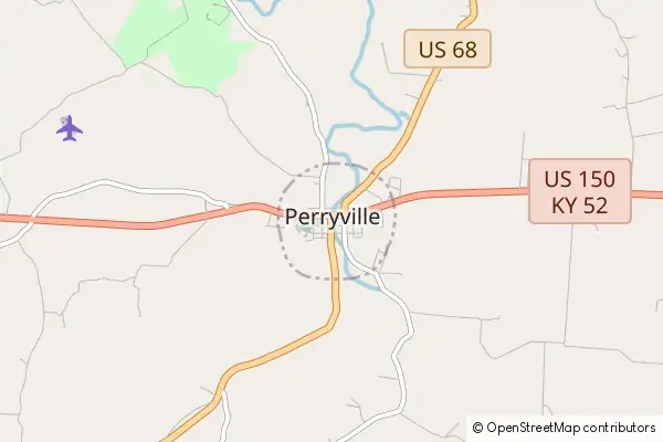 Karte Perryville