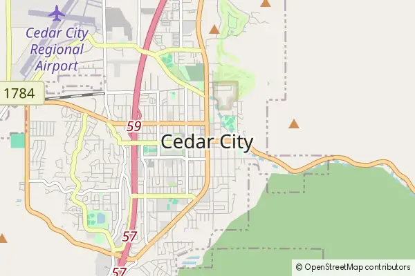 Karte Cedar City