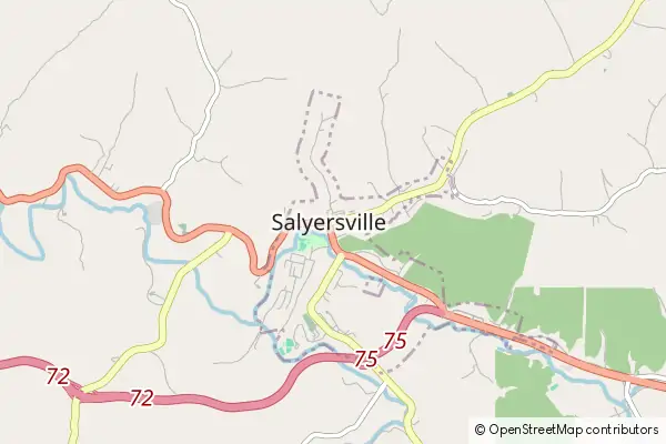 Karte Salyersville