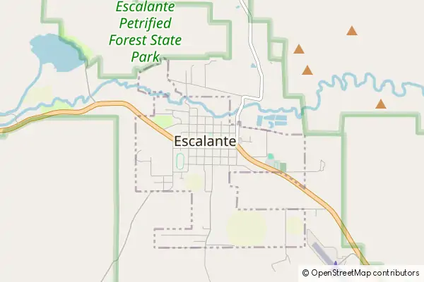 Karte Escalante