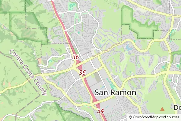 Karte San Ramon