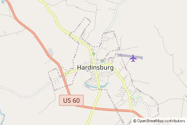 Karte Hardinsburg