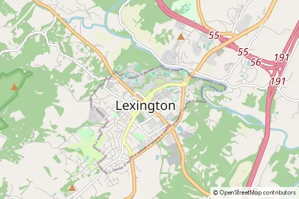 Karte Lexington