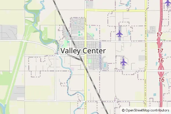 Karte Valley Center