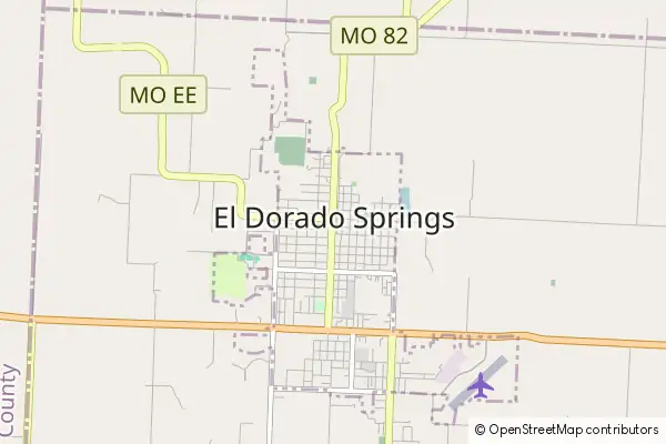 Karte El Dorado Springs