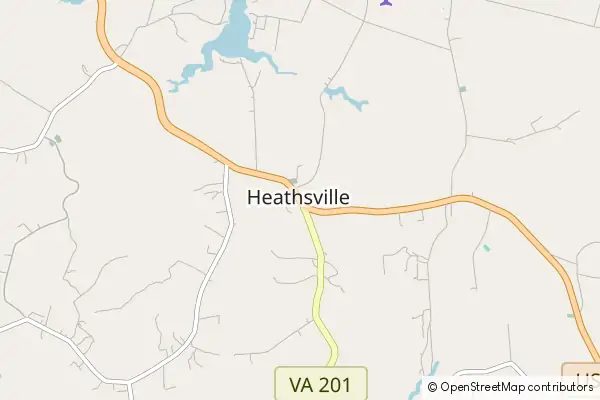 Karte Heathsville