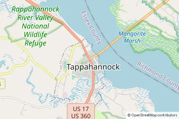 Karte Tappahannock