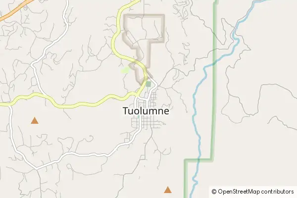 Karte Tuolumne