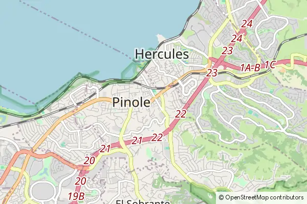 Karte Pinole