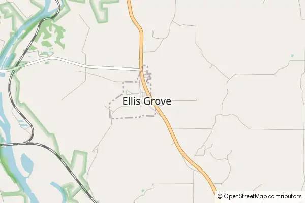 Karte Ellis Grove