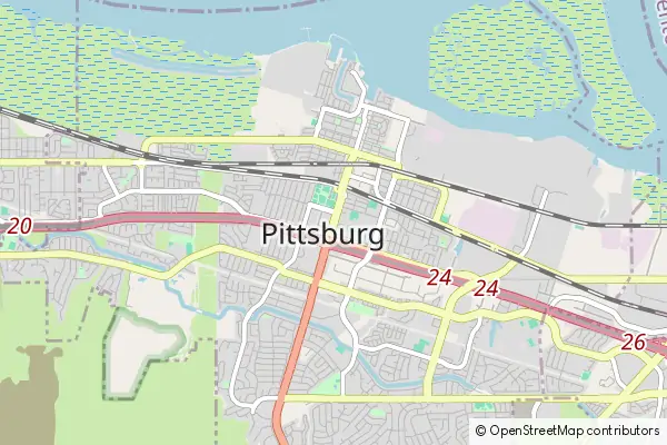 Karte Pittsburg