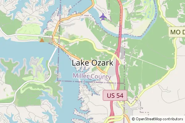 Karte Lake Ozark