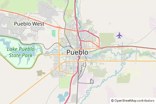 Karte Pueblo