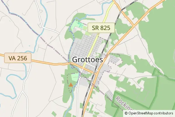 Karte Grottoes