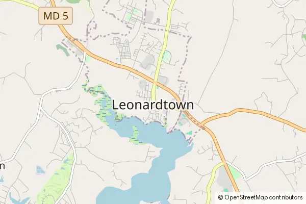 Karte Leonardtown