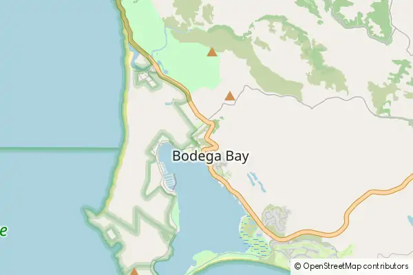 Karte Bodega Bay