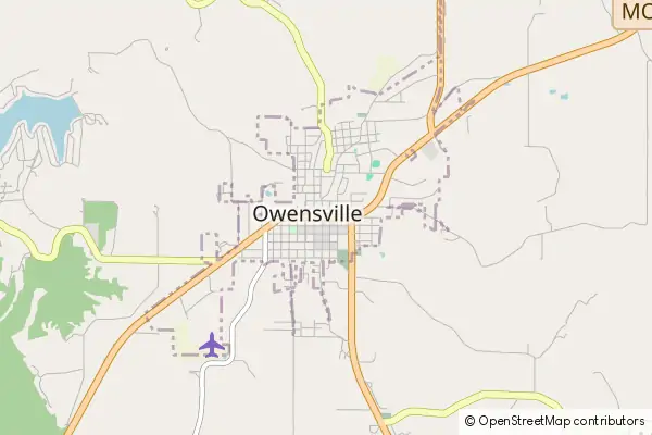 Karte Owensville