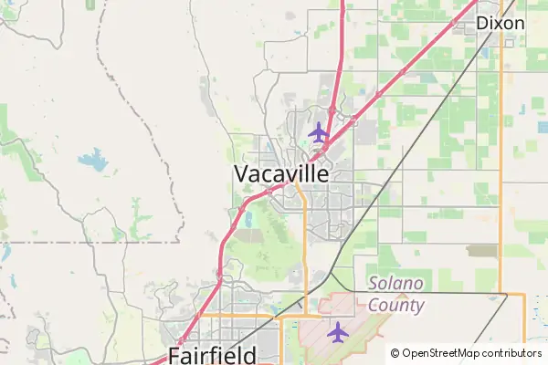 Karte Vacaville