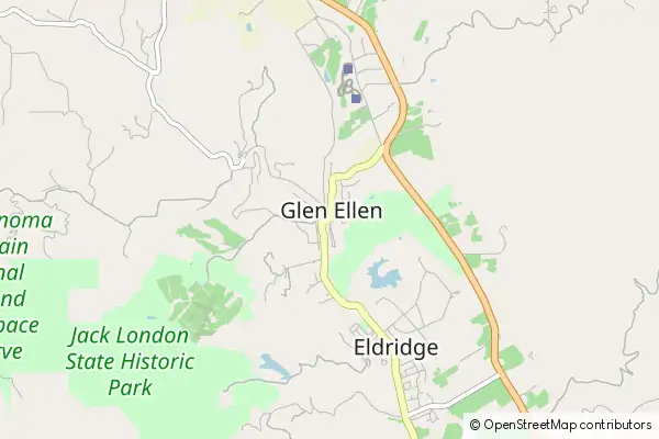 Karte Glen Ellen