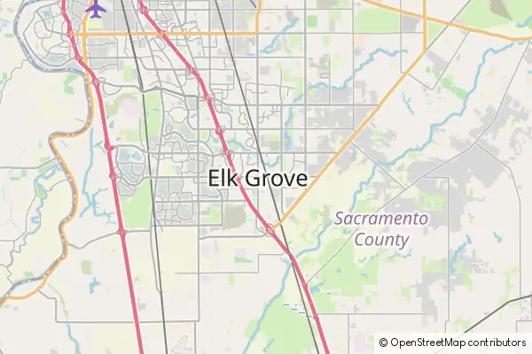 Karte Elk Grove