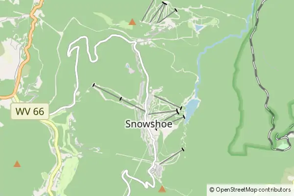 Karte Snowshoe