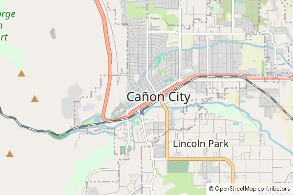 Karte Cañon City
