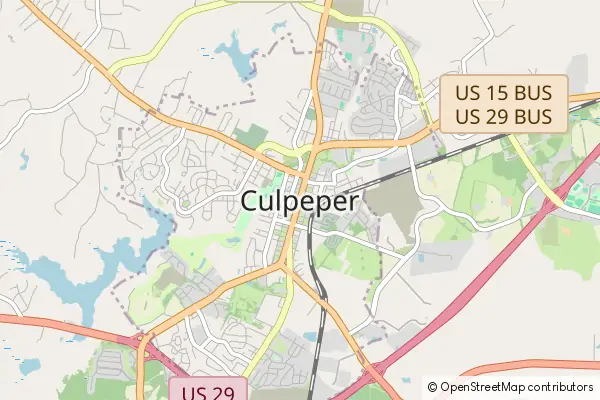 Karte Culpeper