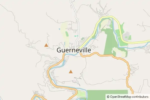 Karte Guerneville