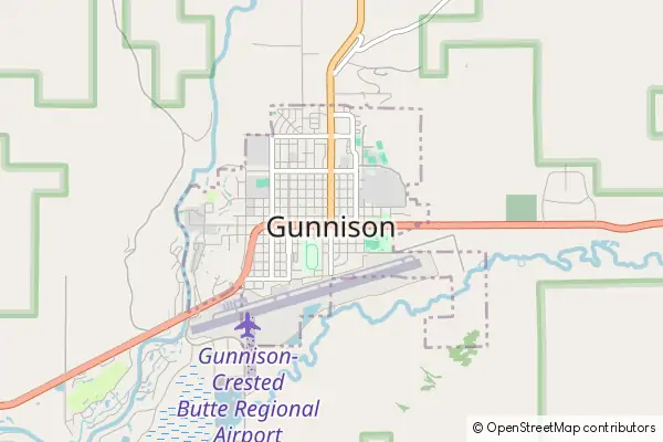 Karte Gunnison