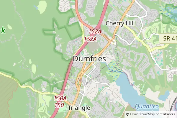 Karte Dumfries