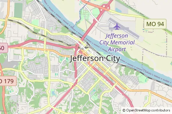 Karte Jefferson City