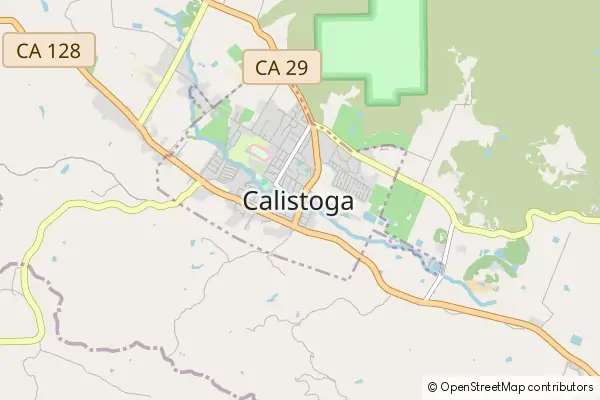 Karte Calistoga