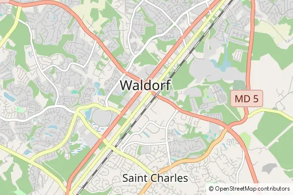 Karte Waldorf