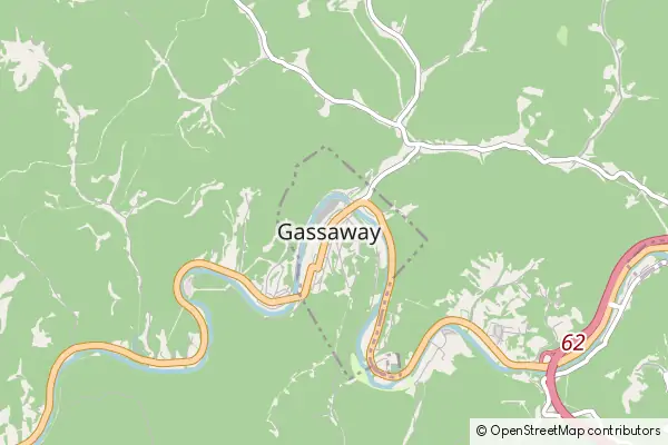 Karte Gassaway