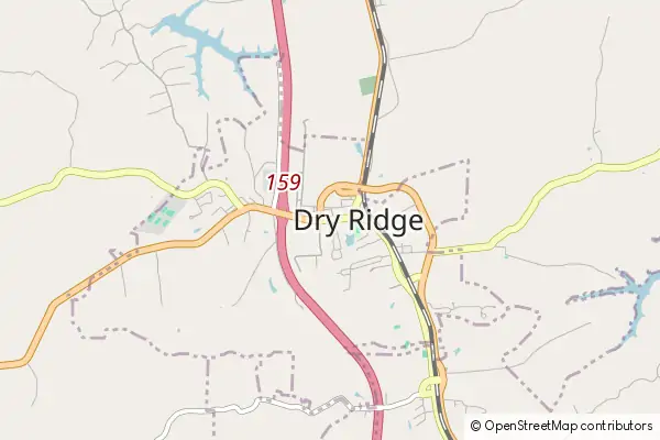 Karte Dry Ridge