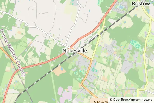 Karte Nokesville