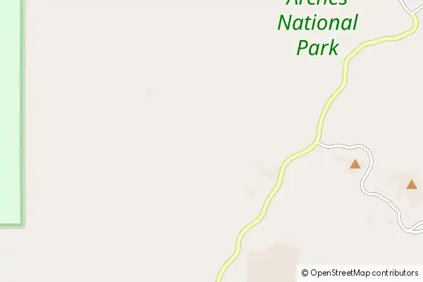 Karte Arches Nationalpark