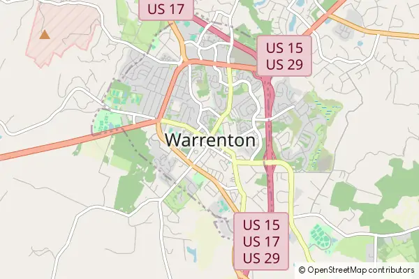 Karte Warrenton